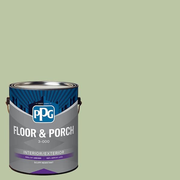 PPG 1 gal. PPG1121-4 Quaking Grass Satin Interior/Exterior Floor and Porch Paint