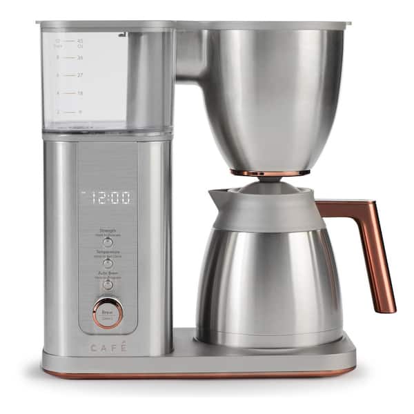 Cafe 10 Cup Stainless Steel Specialty Drip Coffee Maker with Glass Carafe  and warming plate, Wi-Fi connected C7CDABS2RS3 - The Home Depot