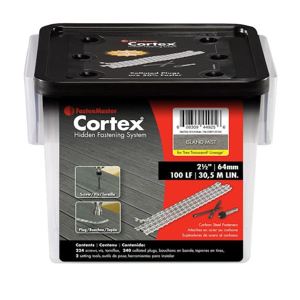 Cortex Collated 2-1/2" Fascia Screws-Lineage Island Mist FMCTXCL-TX1LFTLNLM