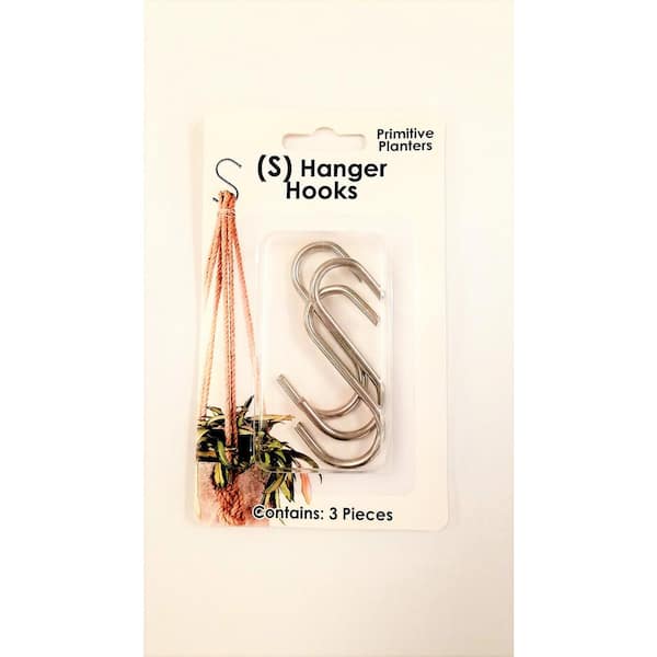 Primitive Planters Metal S-Hooks (3 hooks in pack)