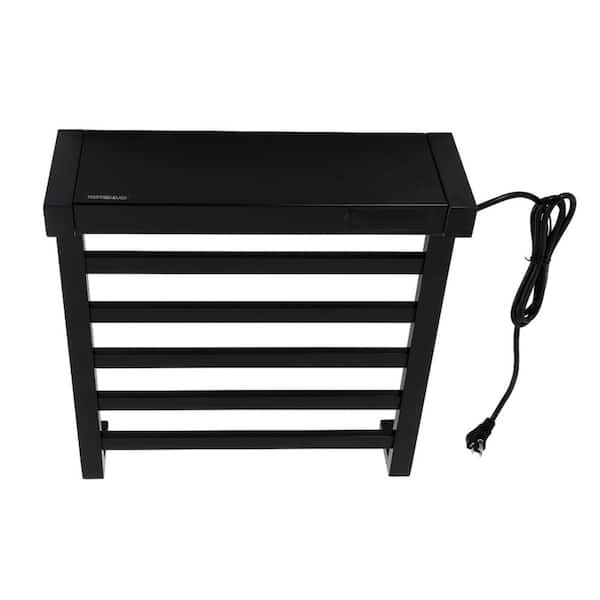 Markus 5-Bar Electric Towel Warmer in Matte Black