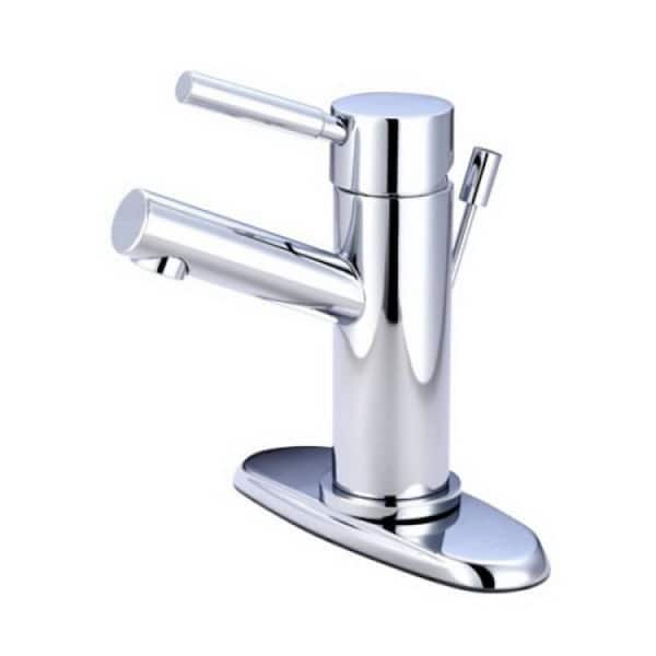 Kingston Brass 4 in. Centerset Single-Handle Bathroom Faucet High-Arc Bathroom Faucet in Chrome
