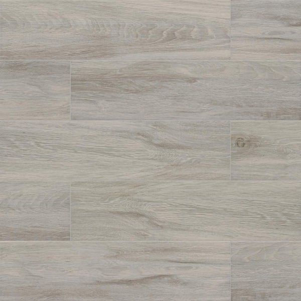 Velora Grey 6 in. x 24 in. Matte Ceramic Wood Look Floor and Wall Tile (40-Cases/671.16 sq. ft./Pallet)