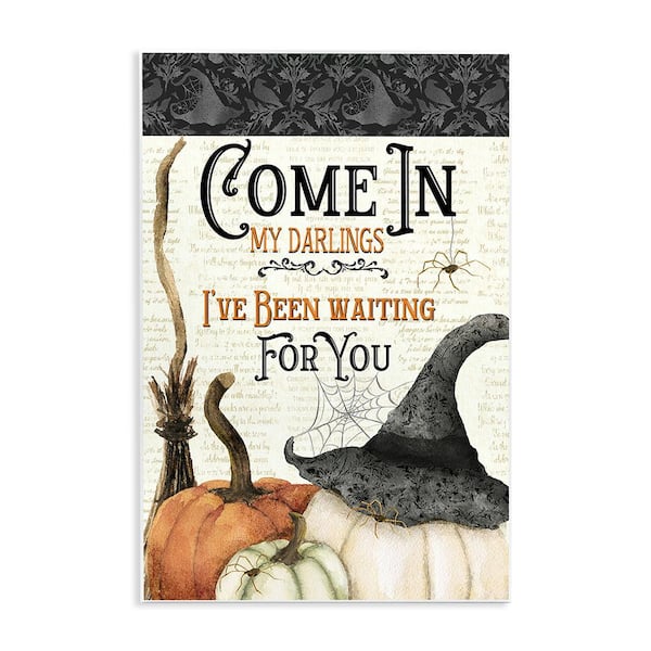 Stupell Industries Spooky Witch Phrase by Deane Beesley 1-Piece Unframed Graphic Print Typography Poster Art Print 15 in. x 10 in.