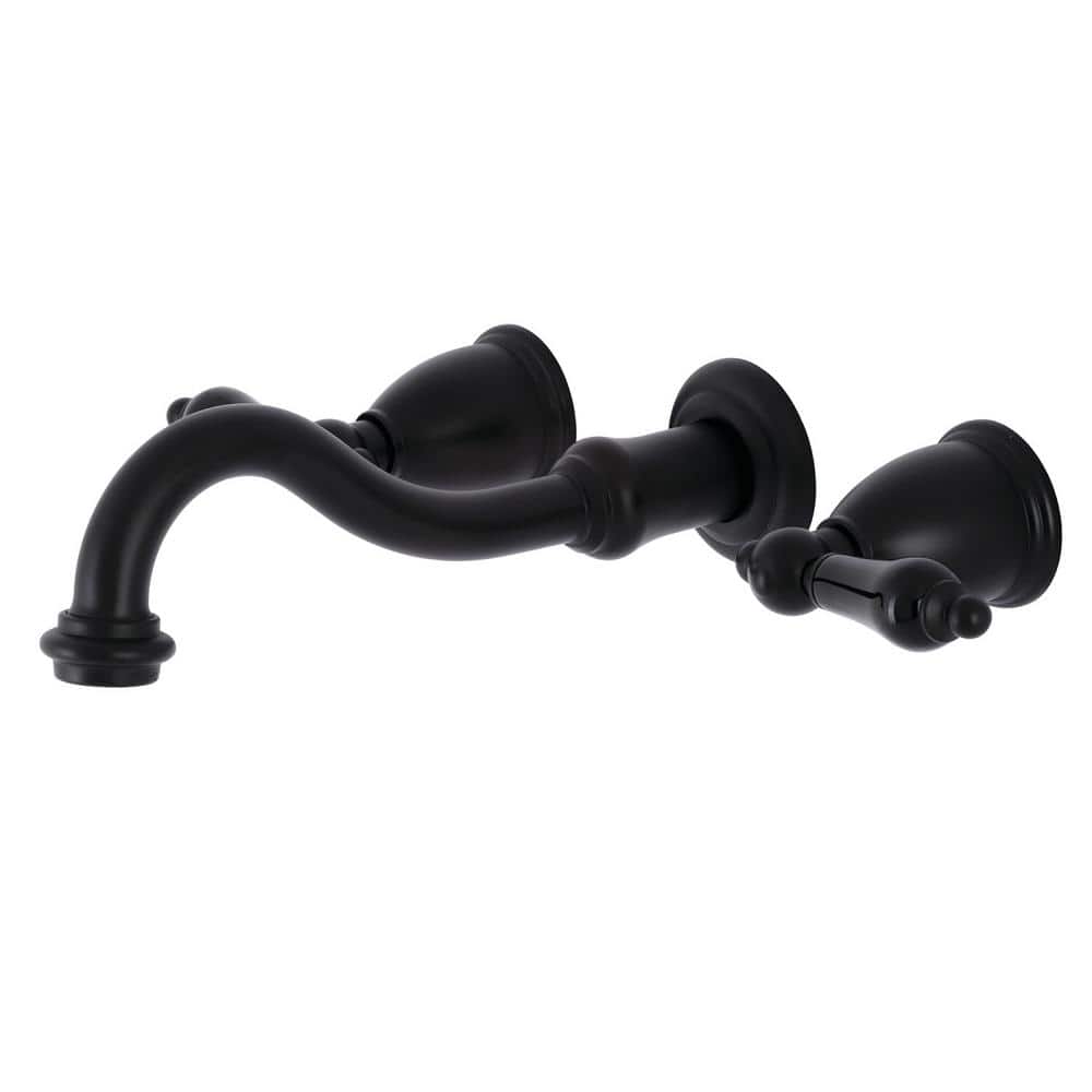 Duchess 2-Handle Wall Mount Bathroom Faucet in Matte Black price history on PriceWatchPro