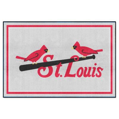 FANMATS MLB - St. Louis Cardinals Red 8 ft. x 10 ft. Indoor Area Rug 20341  - The Home Depot