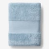 The Company Store Legends Regal Blue Sky Solid Egyptian Cotton Bath Sheet