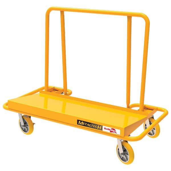 MetalTech Wall Hauler Series 4000 60 in. x 29.5 in. x 48 in. Heavy Duty Drywall Cart with Wheels, 3,600-lb. Capacity Rolling Cart