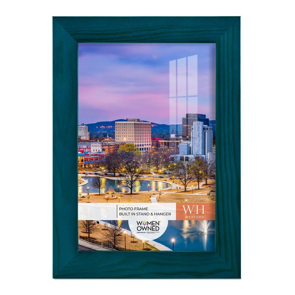 Blue Wicker Picture Frame-5x7 main image 1