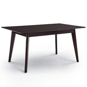 Oracle 69 in. Cappuccino Rectangle Dining Table