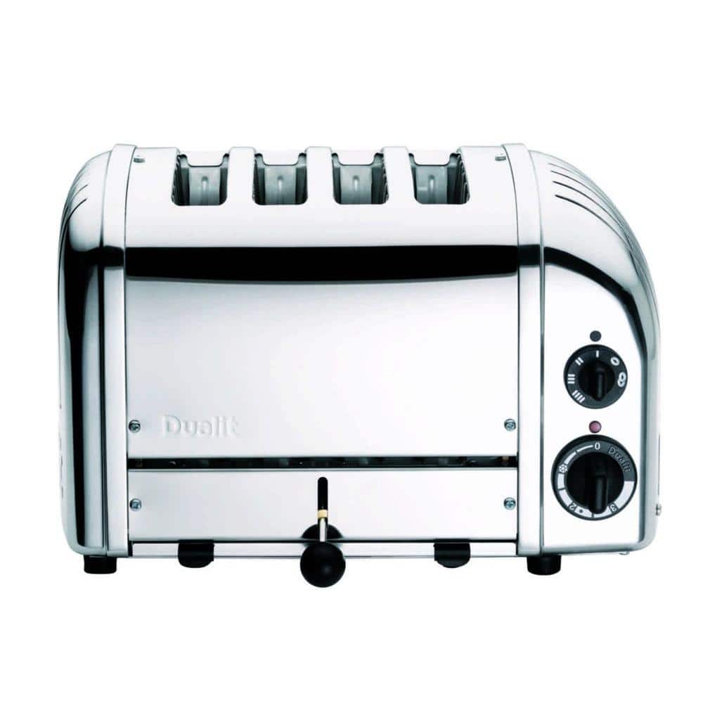 Dualit  New Gen 4-Slice Chrome Wide Slot Toaster with Crumb Tray - 1