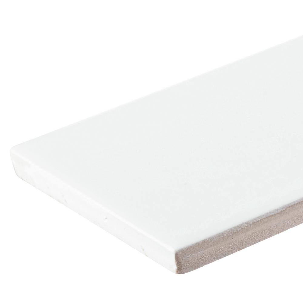 Galor-Nayim 3" x 12" Glossy White Ceramic Subway Tile