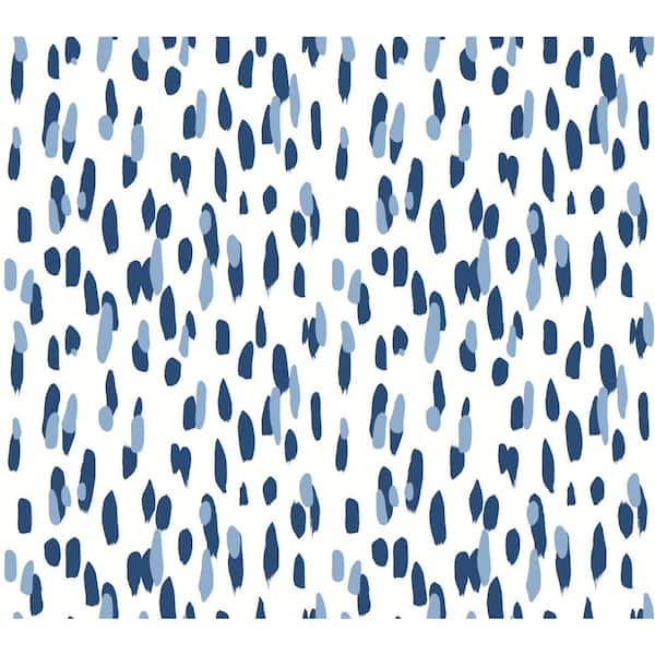 York Wallcoverings Navy Blue Club House Peel & Stick Wallpaper Approx. 45 sq. ft.