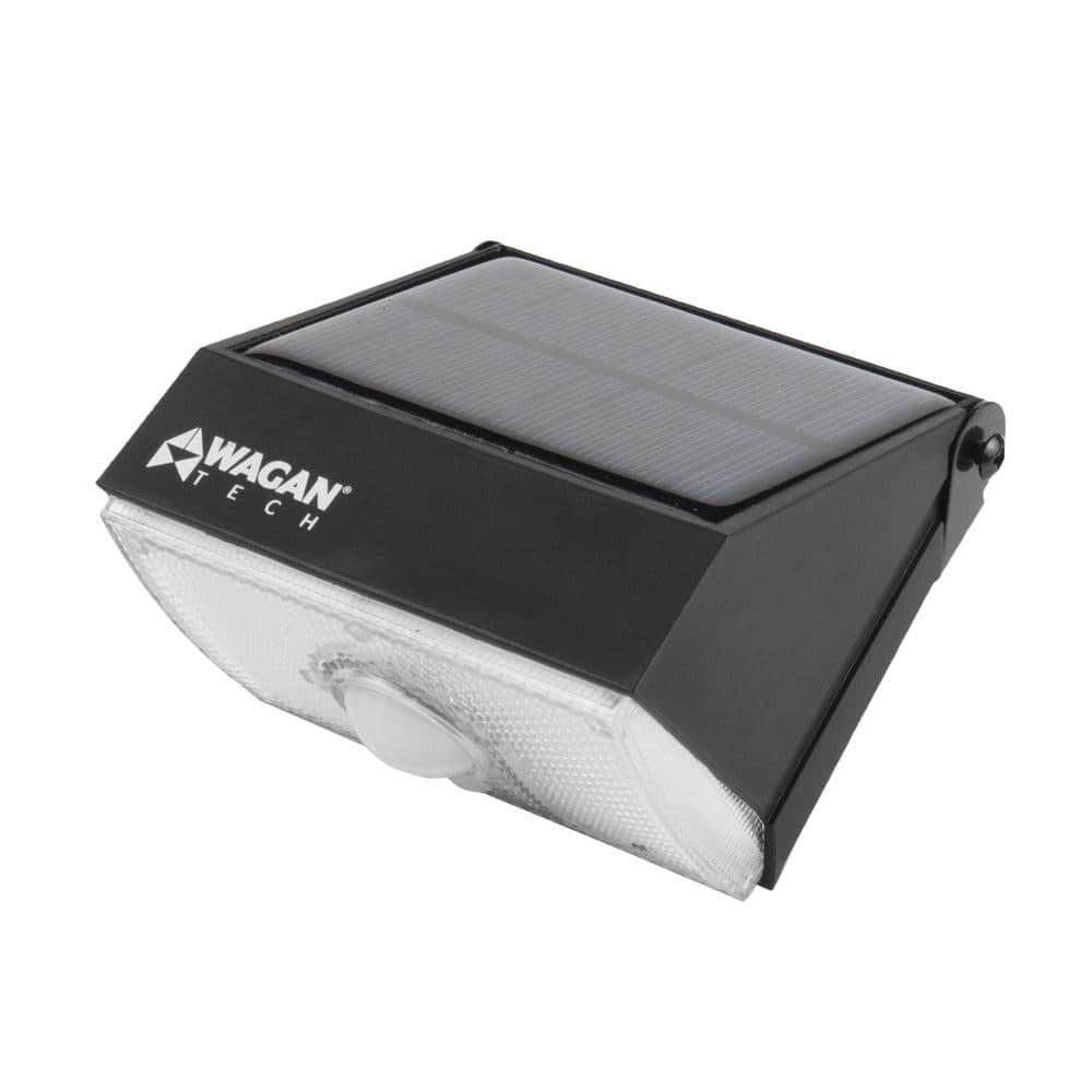 Wagan Tech 1000 Lumens Integrated LED Black Motion Activated Solar