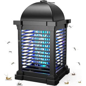 20-Watt Mosquito Zapper Fly Repellent for Outdoor/Indoor in Black