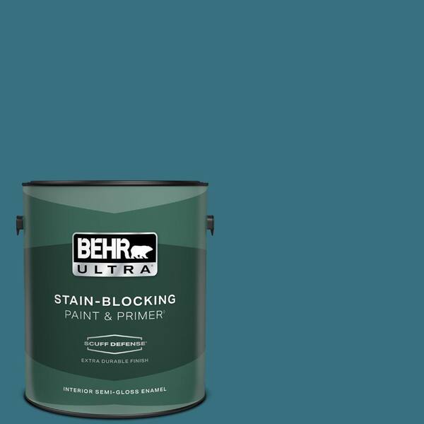 BEHR ULTRA 1 gal. #530D-7 Grand Rapids Extra Durable Semi-Gloss Enamel Interior Paint & Primer