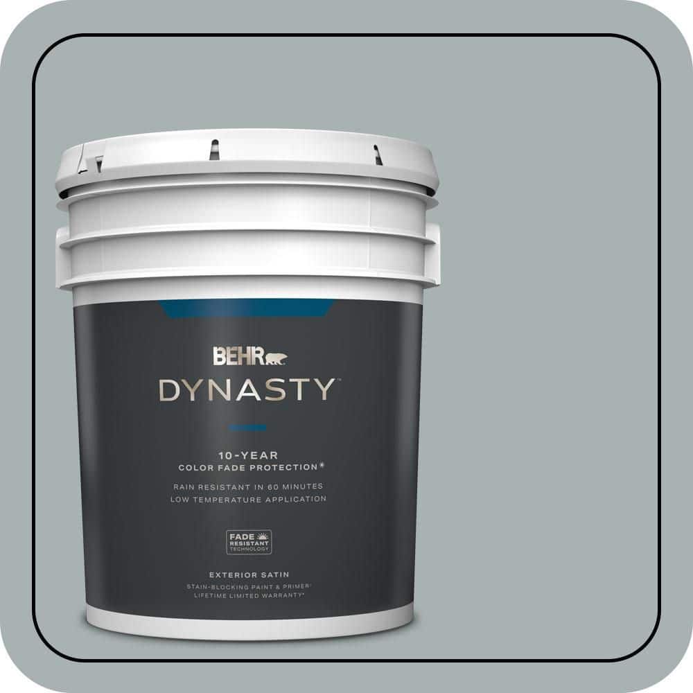 5 gal. #730F-4 Flint Smoke Satin Enamel Exterior Stain-Blocking Paint & Primer price history on PriceWatchPro