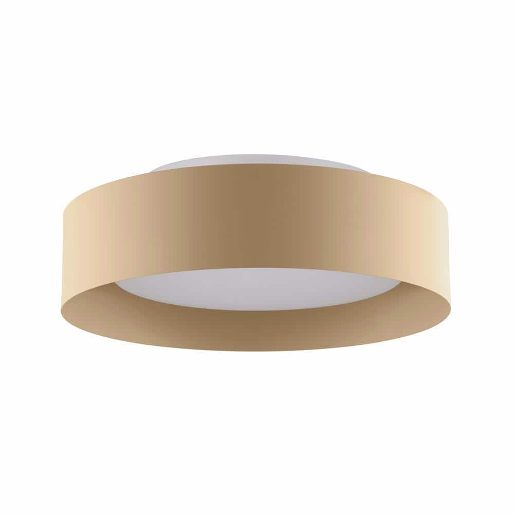 Lynch 15.75 in. 3-Light Beige Ceiling Light