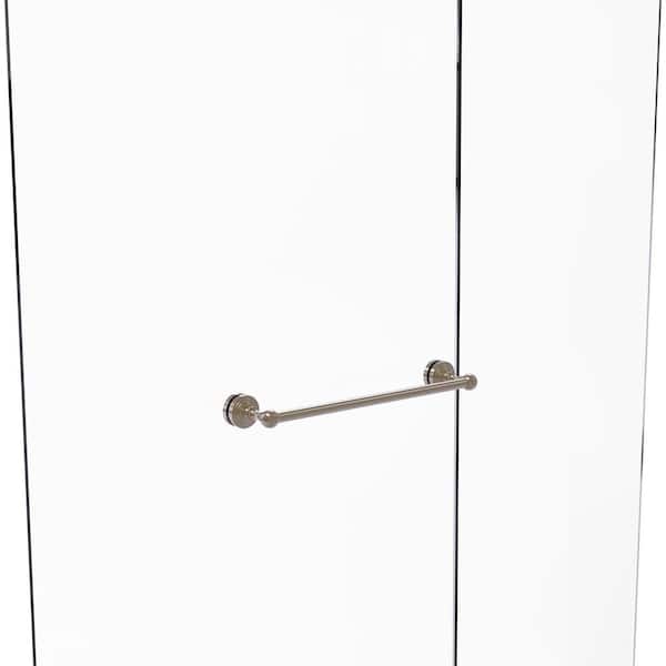 Allied Brass Waverly Place 18 in. Over-the-doorShower Door Towel Bar in Antique Pewter