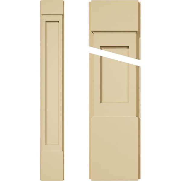 Ekena Millwork 2 in. D x 8 in. W x 60 in. L Primed Polyurethane Pilaster 1- Pack