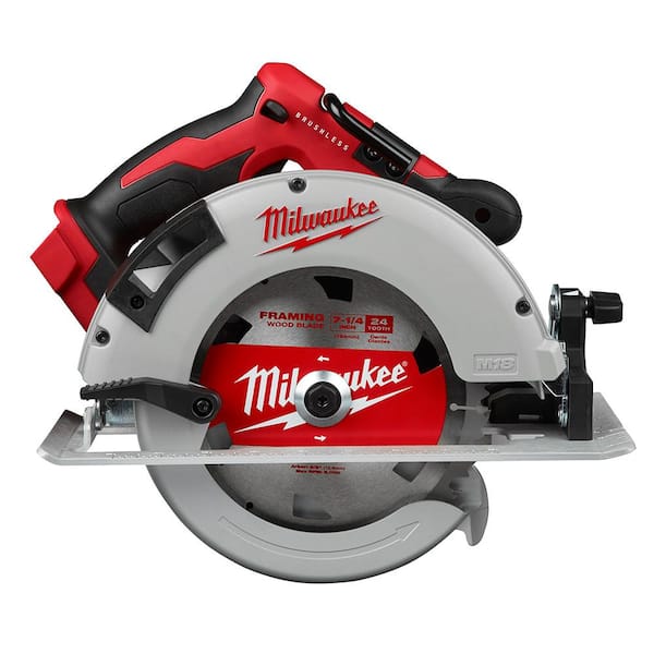 Milwaukee 2631-20-2737-20 M18 18V Lithium-Ion Brushless Cordless 7-1/4 in. Circular Saw and Jig Saw (2-Tool) - 2