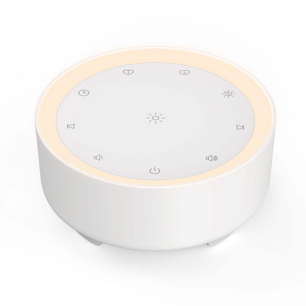 Vrbgify Portable White Noise Sound Machine and Night Light with 20 Soothing Sleep Sounds,ButtonsTimer for Bedroom Office Travel