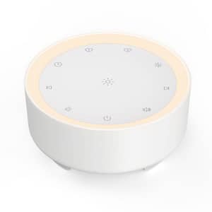 Portable White Noise Sound Machine and Night Light with 20 Soothing Sleep Sounds,ButtonsTimer for Bedroom Office Travel