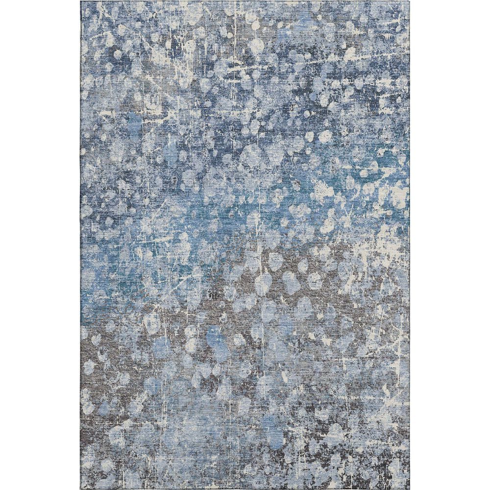Mayfield Premium Machine Washable Abstract AMF2113 Blue 9 ft. x 12 ft. Area Rug price history on PriceWatchPro