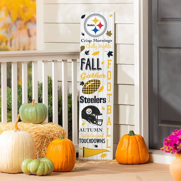 Evergreen 47 in. Double-Sided Leaner Fall Seasonal Porch Sign