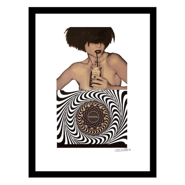 VENICE BEACH Collections Fashion Model Vintage by Fairchild Paris 1-Piece Framed Graphic Print Abstract Poster Art Print 18 in. x 14 in.