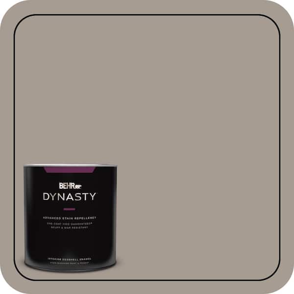 BEHR DYNASTY 1 qt. #N200-4 Rustic Taupe One-Coat Hide Eggshell Enamel Interior Stain-Blocking Paint and Primer