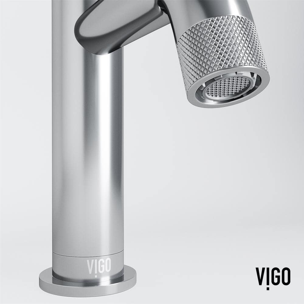 Cass Chrome 8" Single Handle Bathroom Faucet
