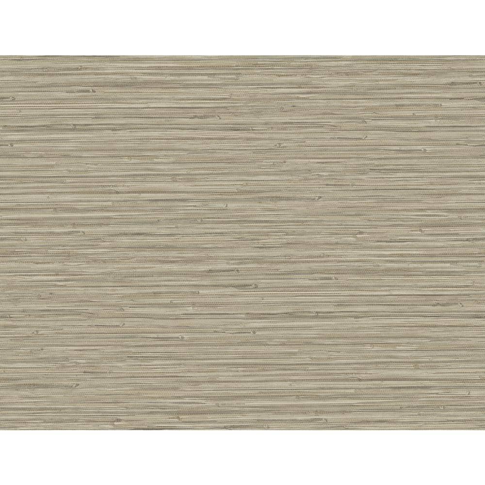 AStreet Prints Rushmore Light Brown Faux Grass Cloth Vinyl NonPasted