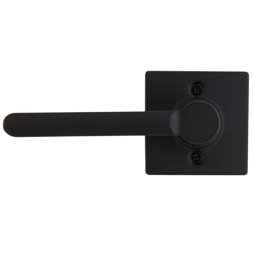 Defiant Tonebridge Matte Black Dummy Door Lever with Square