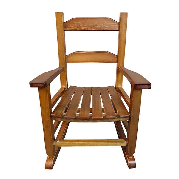 HOTEBIKE Children's Populus Wood Outdoor Rocking Chair, Oak