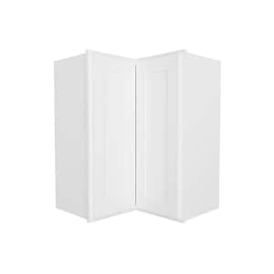 Easy-DIY 24-in W x 12-in D x 30-in H in Shaker White Ready to Assemble Wall Easy Reach Kitchen Cabinet