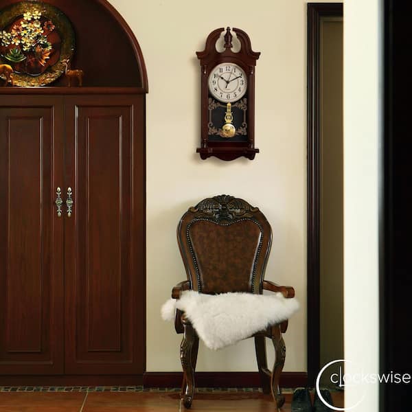 CLOCKSWISE Clockwise 20 in. Vintage-Inspired Plastic Grandfather