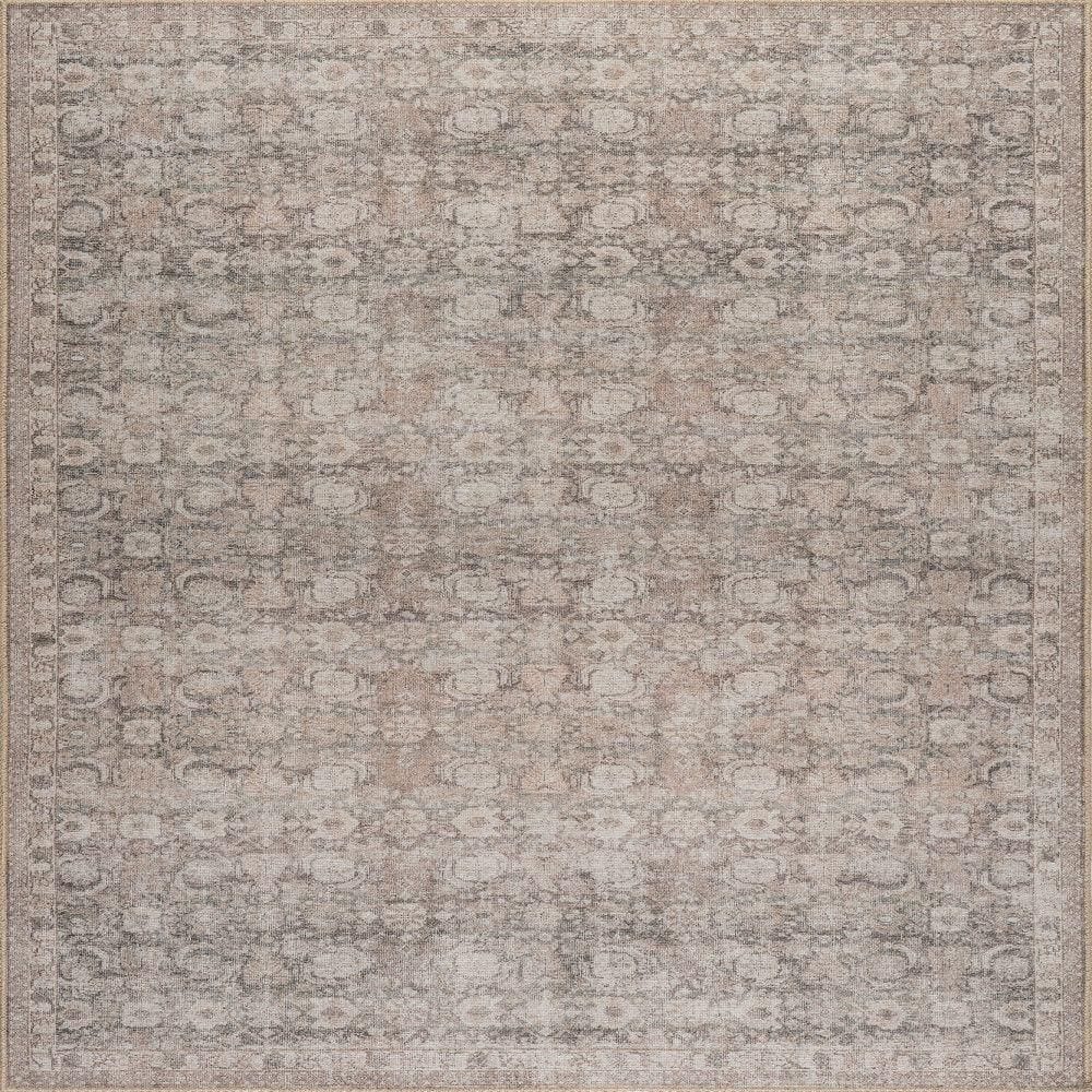 Hillstone Dark Beige 5 ft. x 8 ft. Traditional Vintage Medallion Area Rug price history on PriceWatchPro
