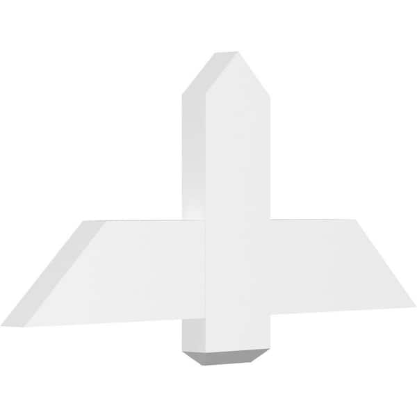 Ekena Millwork Eugene 36 in. W x 16.5 in. H x 2 in. D Signature Polyurethane Bracket