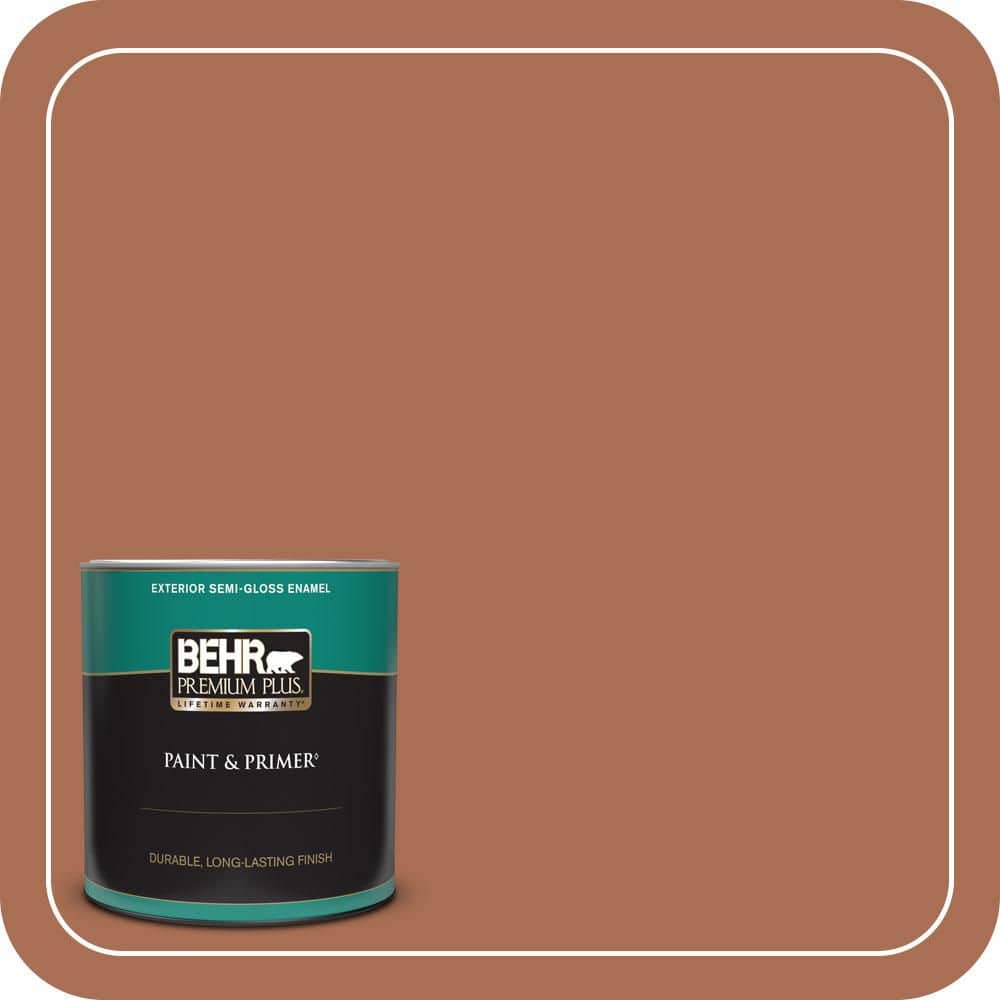 1 qt. #MQ1-28 Orange Flambe Semi-Gloss Enamel Exterior Paint & Primer price history on PriceWatchPro