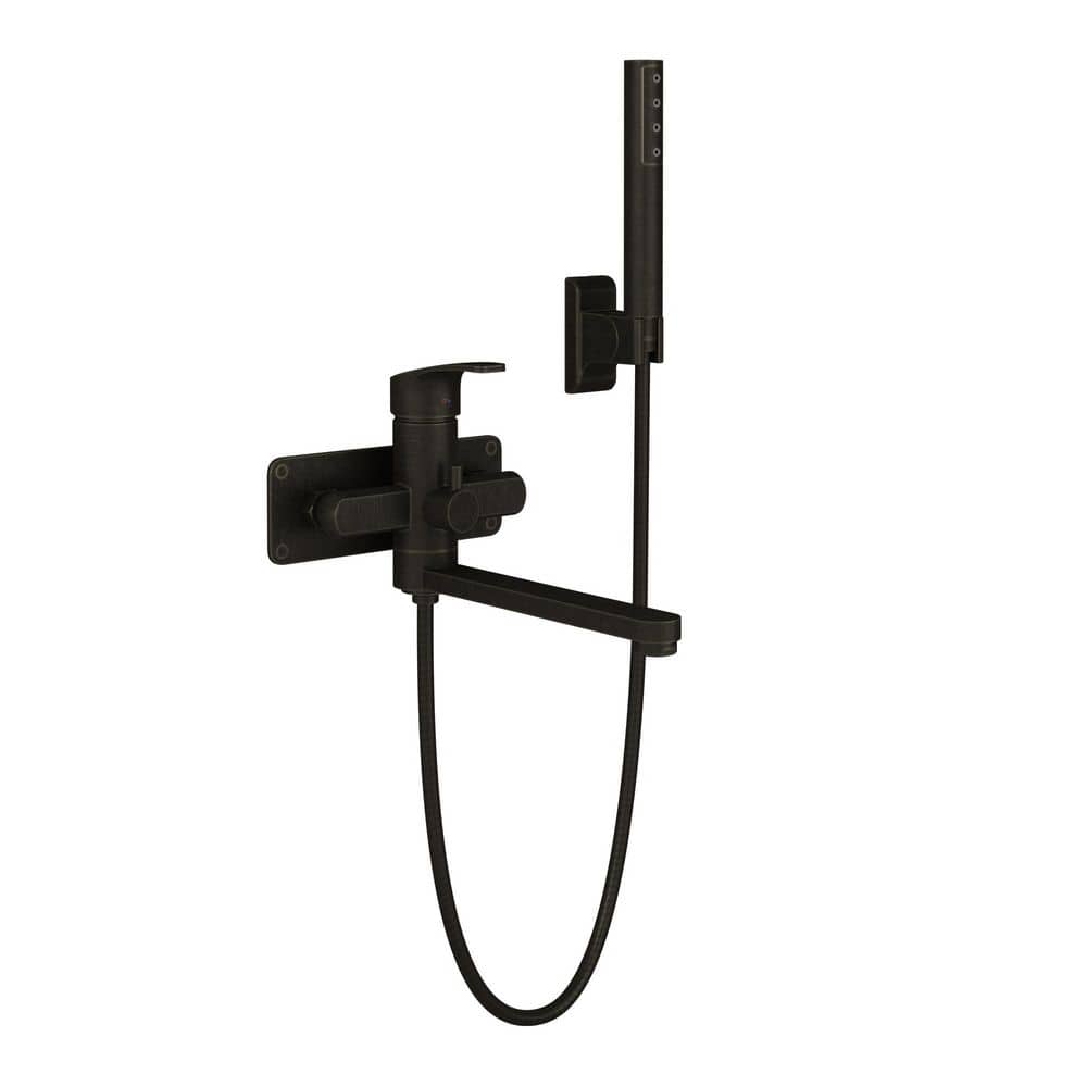 PULSE ShowerSpas Oil-Rubbed Bronze Wall Mounted Tub Filler