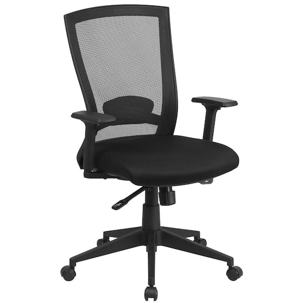 Carnegy Avenue Mesh Swivel Office Chair in Black