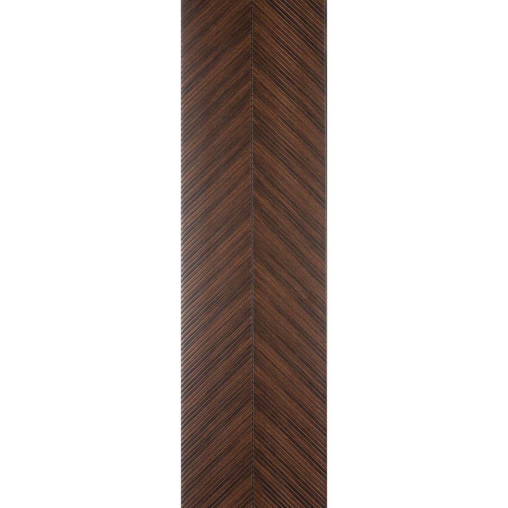 Fan Leaf 1/4 in. x 1 ft. x 9.3 ft. Brown Espresso Glue-Up Foam Wood Slat Walls (20-Pack) 186 sq. ft. price history on PriceWatchPro