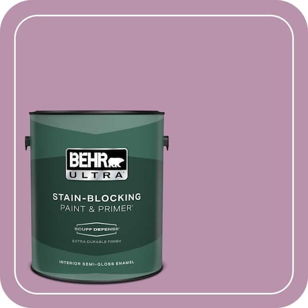 BEHR ULTRA 1 gal. #680D-5 Bed of Roses Extra Durable Semi-Gloss Enamel Interior Paint & Primer