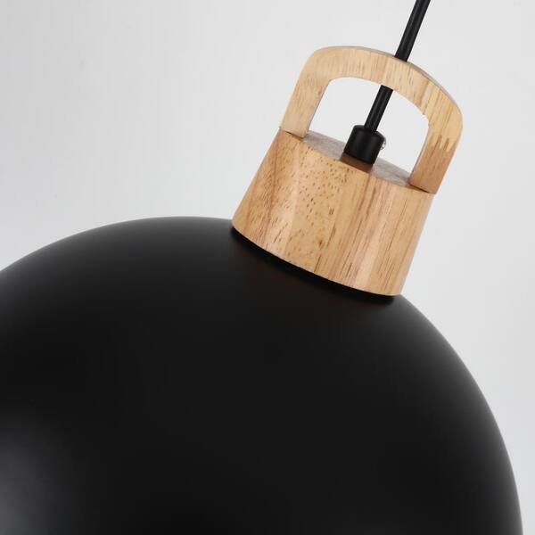 格安saleスタート ボ LWYTJO Light Pendant Dome Single Shaded Black 1-Light Joylin スノーボード
