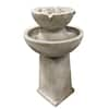 CHG CLASSIC HOME & GARDEN Yorkshire Zinc Cement Fountain 11023-AZ