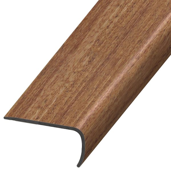 DuraDecor Classy Chic Jet-Setter Ginger 1 in. T x 2 in. W x 94 in. L Stair Nose Molding