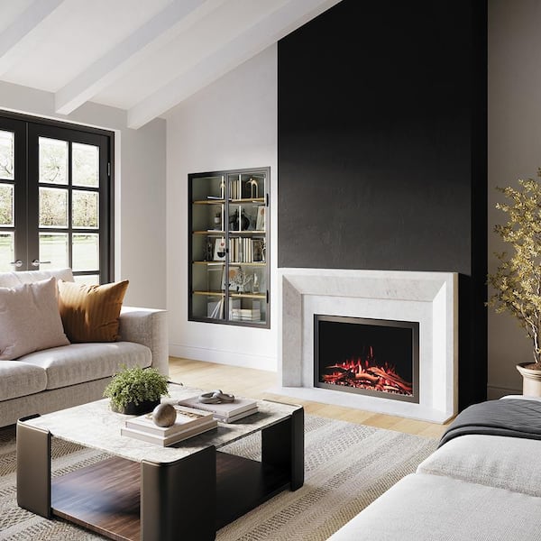 Modern Ember Highmark Traditional 33 in. Smart Electric Fireplace