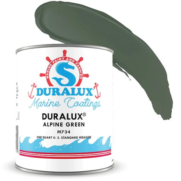 Duralux Marine Paint 1 qt. Alpine Green Marine Enamel