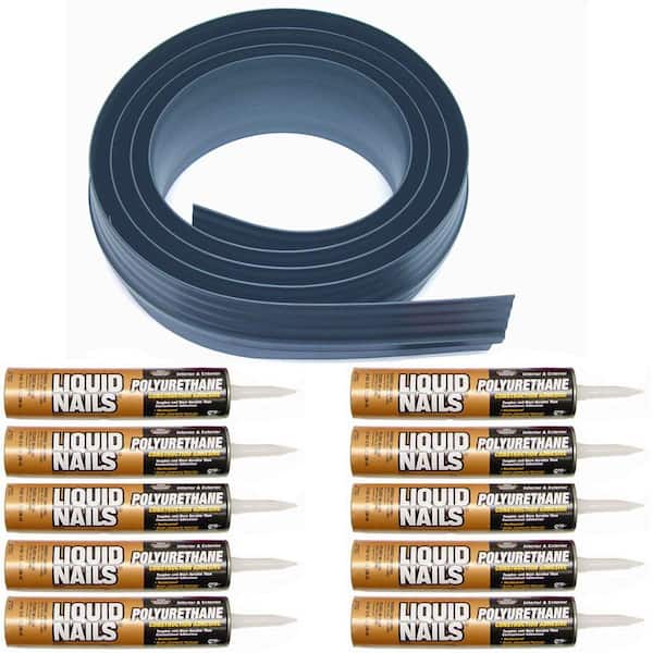Tsunami Seal 100 ft. Gray Garage Door Threshold Seal Kit